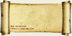 Jovana Ljubičić vizit kartica